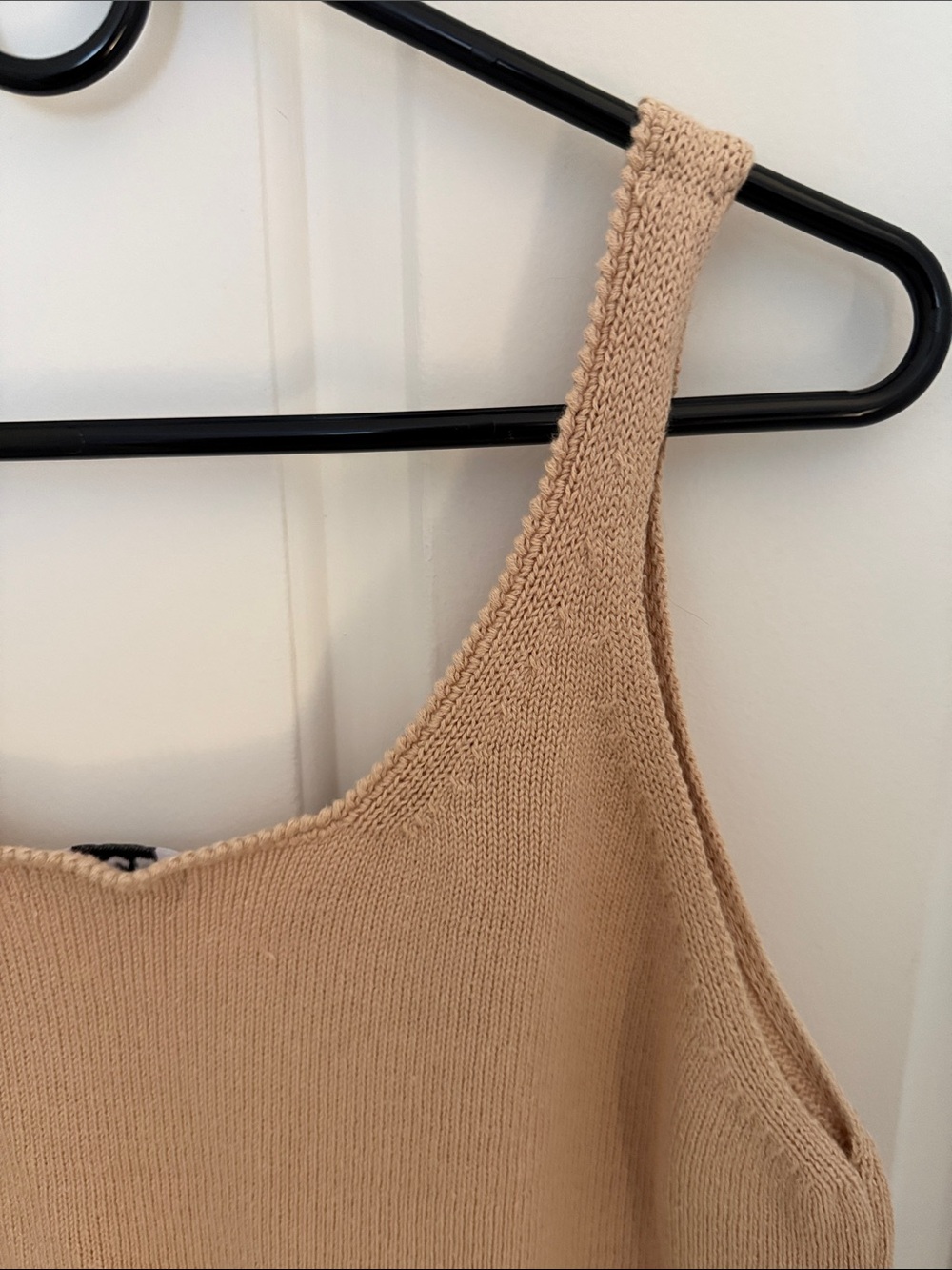 525 America Women's Knit V-Neck Tank in Camel Sz L - Picture 8 of 9